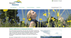 Desktop Screenshot of naturpark-diemelsee.de